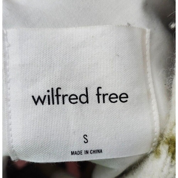 Wilfred Free Aritzia Plaid Wool Blend The Ganna Long Shacket Womens Small - Picture 11 of 16